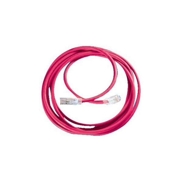 Ortronics CBL ASSY MOD 24-4PR STRANDED, CAT6 IP5 T568A/B 9FT MC6 GT3, RED CLARITY MC609-02
